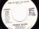 70'S SOUL 45 RPM - UNIQUE BLEND on EASTBOUND RECORDS (PROMO)
