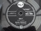 ELVIS PRESLEY DON'T / I BEG OF YOU RARE 78 RPM RECORD
