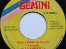 Chant Down Babylon - HUGH GRIFFITHS - GEMINI  - ORIGINAL - 1983