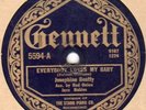 Gennett 5594 Josephine Beatty w RED ONION JAZZ BABIES w Louis Armstrong 1924