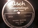 Woody Guthrie Asch Recordings 347-3A-B
