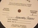 Super Rare Leonard Cohen New Skin For The Old Ceremony Test Pressing Lp