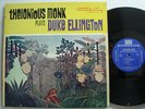 THELONIUS MONK Plays DUKE ELLINGTON ORG US RIVERSIDE LP 12-201- MONO NM DG