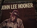 JOHN LEE HOOKER SIGNED LONESOME MOOD ALBUM COVER