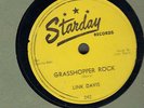 50S  ROCKABILLY LINK DAVIS  GRASSHOPPER ROCK  STARDAY 242 E+/MINT-HEAR
