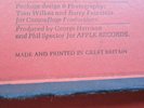 George Harrison All Things Must Pass UK Press POSTER Boxset 3LP Orange Inner