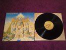 IRON MAIDEN POWERSLAVE LP  INSERT RARE GREEK SECOND PRESS black letters on label