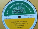 Goons Rare BBC Transcription Service LP - Pick of the Goons 63 & 64