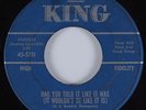 R&B Soul 45 ALBERT KING Had You Told It Like It Was KING HEAR