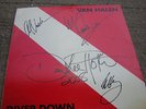 VAN HALEN SIGNED DIVER DOWN LP DAVID LEE ROTH 1982