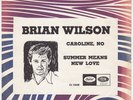 BEACH BOYS Caroline No *HOLY GRAIL* RARE Sweden 45 UNQIUE p/s BRIAN WILSON HEAR