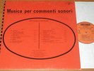 TOROSSI MAIOLI ANSELMI Musica Per Commenti Sonori LP Costanza Library    scelsi