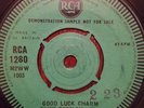 Elvis Presley UK RCA DEMO 45 Good Luck Charm /Anything Thats Part Of You 1962 Ex