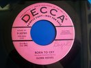 GLENN REEVES - BORN TO CRY / TARZAN - ORIG DECCA RECS TEEN POP PROMO 7