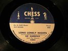 LEE ANDREWS & THE HEARTS / LONG LONELY NIGHTS -78rpm / ROCK / DOO-WOP