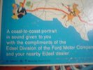 EDSEL DIVISION OF FORD MOTOR COMPANY - PROMO LP
