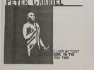 PETER GABRIEL I lost My Teddy Bear On The 1980 Tour LP Cleveland SEALED not TMOQ