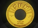 ELVIS PRESLEY, MYSTERY TRAIN, Original SUN label 45 , stunning condition. Sun223