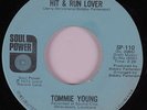70s Soul 45 TOMMIE YOUNG Hit & Run Lover SOUL POWER HEAR