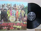 BEATLES. SGT PEPPER'S LONELY HEARTS CLUB BAND. UK LP.+ INSERT. SILVER/BLACK. EX+