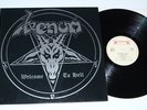 VENOM -Welcome to Hell LP 1981/86 Roadrunner SILVER PRINT