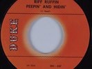R&B Soul 45 RIFF RUFFIN Peepin' and Hidin' DUKE HEAR VG++