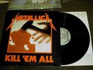 METALLICA-LP-KILL EM ALL-1st US PRESS-MEGAFORCE-MRI-069A-VG+/VG+/THRASH-METAL LP