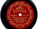 RED VICTOR 'z' PRESSING SINGLE: FISCHER PLAYS BACH 'MUSICAL OFFERING' (1935)