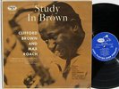 CLIFFORD BROWN & MAX ROACH Study In Brown LP 1955 DG blue back EmArcy MG 36037