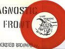 AGNOSTIC FRONT United Blood EP 45 RED VINYL Last Warning