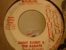 JIMMY RABBIT & KARATS Pushover RARE Texas Garage 45 Promo Southern Sound