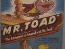 MR. TOAD BASIL RATHBONE ORIG WALT DISNEY CAPITOL 45 PICTURE SLEEVE