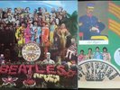 Beatles Sgt Pepper's Lonely Hearts Club Band LP vinyl with cutout sheet PMC 7027