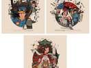 Tyler Stout Ghibli Howl's Moving Castle Princess Mononoke Spirited Away 2XLP Set