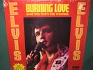 Elvis Presley Burning Love & Hits LP W/ Starburst Cover Photo NM
