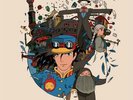 Studio Ghibli Kokyo Kyokushu - Howl's Moving Castle MONDO Tyler Stout 2xLP