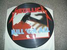 Metallica.Kill 'em all.Picture Disc.UK Issue.No Barcode