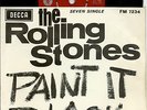 THE ROLLING STONES    SOUTH AFRICA  PS 45  PAINT IT BLACK