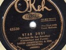 Okeh 41530 LOUIS ARMSTRONG & His Orch STAR DUST ( A1 pressing of take 1) 1931