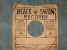 1921 Black Swan Records 78 rpm Paper Sleeve Pace Phonograph Corp. VG+