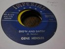 34G VG- rockabilly Gene Henslee dign and datin 45 rpm Imperial 8227 side 2