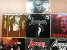 Venom 7 Inch Singles Manitou, Die Hard, Bloodlust, In League With Satan