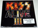 Sealed KISS ALIVE III Limited Edition White Vinyl LP Record Gene Simmons