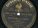 Edouard Risler plays Carl Maria von Weber Invitation to the dance  Pathe 80 rpm