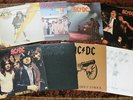 (8) Vintage AC/DC Original Print Run Albums