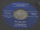 OHIO ROCKABILLY 45 - LAUNA GUNTER - HE'S MY MAN - EXCELLENT