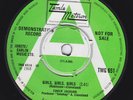 TMG 651 - CHUCK JACKSON Girls Girls Girls RARE UK DEMO 45 Tamla Motown SOUL HEAR