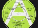 TMG 868 - MARVIN GAYE Let's Get It On RARE UK DEMO 45 Tamla Motown SOUL FUNK