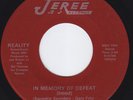 REALITY In Memory Of Defeat TOTALLY UNKNOWN funk 45 superb dancer MODERN SOUL