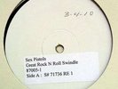 SEX PISTOLS Test Pressing 180g LP Great Rock n Roll Swindle Promo One Sided